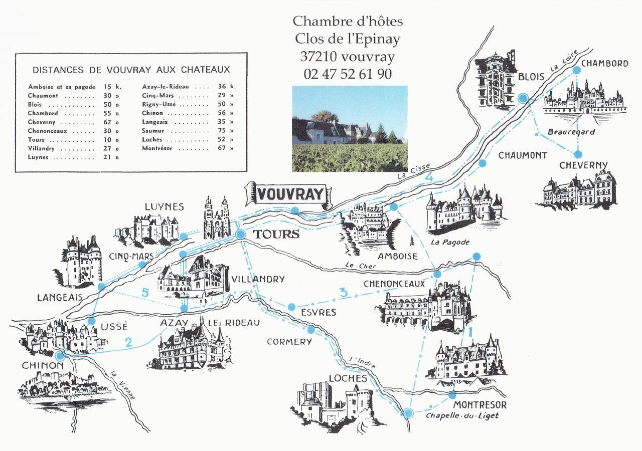 Au Clos De L'Epinay 武夫赖 外观 照片